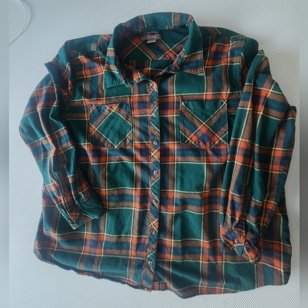 Green Flannel Shirt
